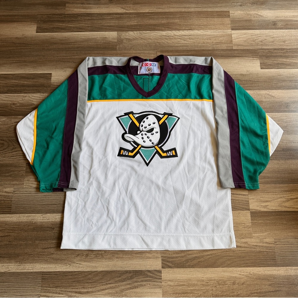 Vintage Anaheim Mighty Ducks CCM Miller Jersey
